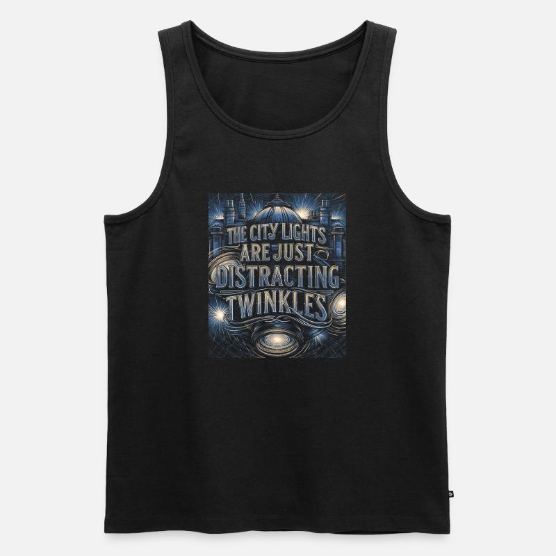 Don d’astrologie de la constellation céleste - Débardeur bio Premium Homme - noir