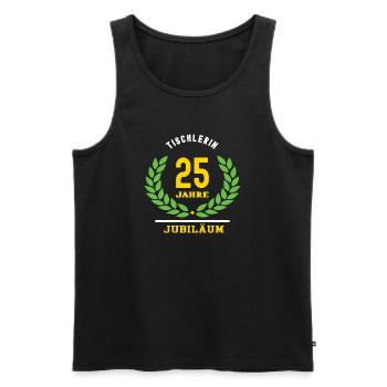 Tischler Weihnachten Tischlerei Schreiner XMAS - Männer Premium Bio Tank Top - Schwarz - Vorne - Michal (187cm)