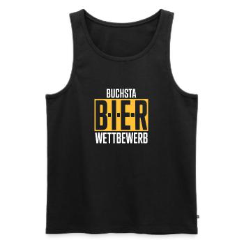Beer Spelling Competition Malle Party Bachelor Party Men - Men's Premium Organic Tank Top - black - Front - Michal (187cm)