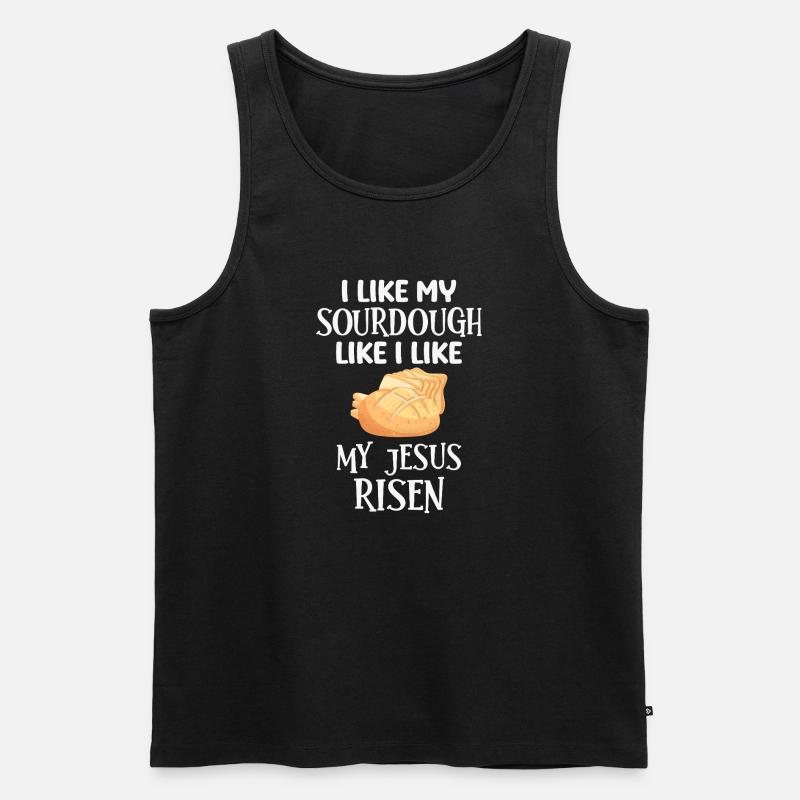 Sauerteig Auferstanden - Männer Premium Bio Tank Top - Schwarz