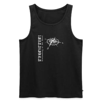 Brandenburg an der Havel - Men's Premium Organic Tank Top - black - Front - AI Model Male 178 light (178cm)