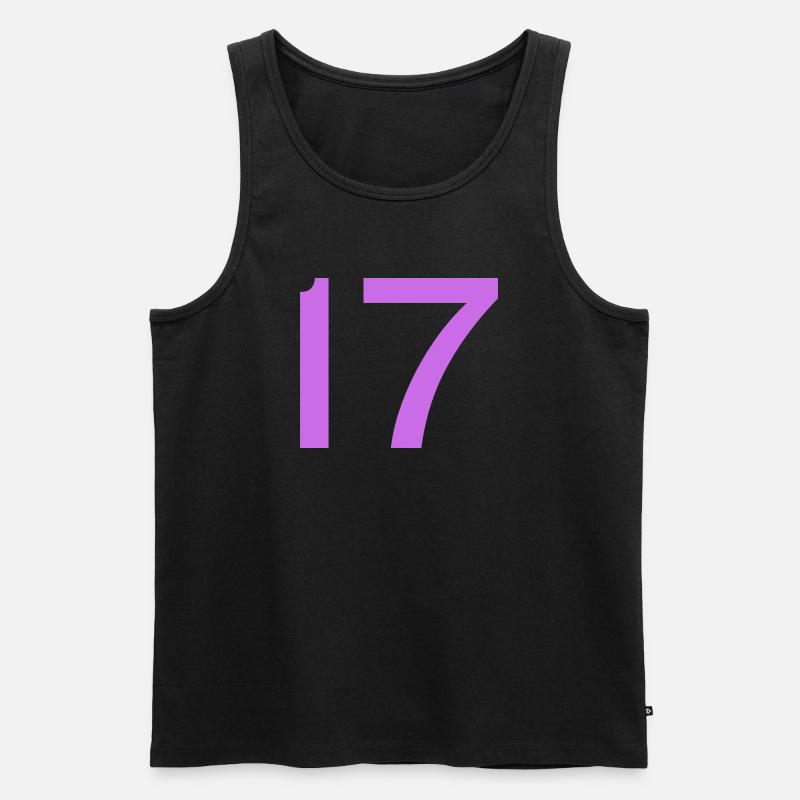 17 - Männer Premium Bio Tank Top - Schwarz