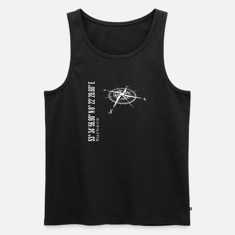 Burhave - Men's Premium Organic Tank Top - black