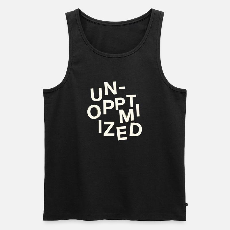 Unoptimized Original - Men's Premium Organic Tank Top - black