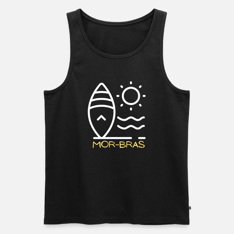 Mor BHs - Männer Premium Bio Tank Top - Schwarz