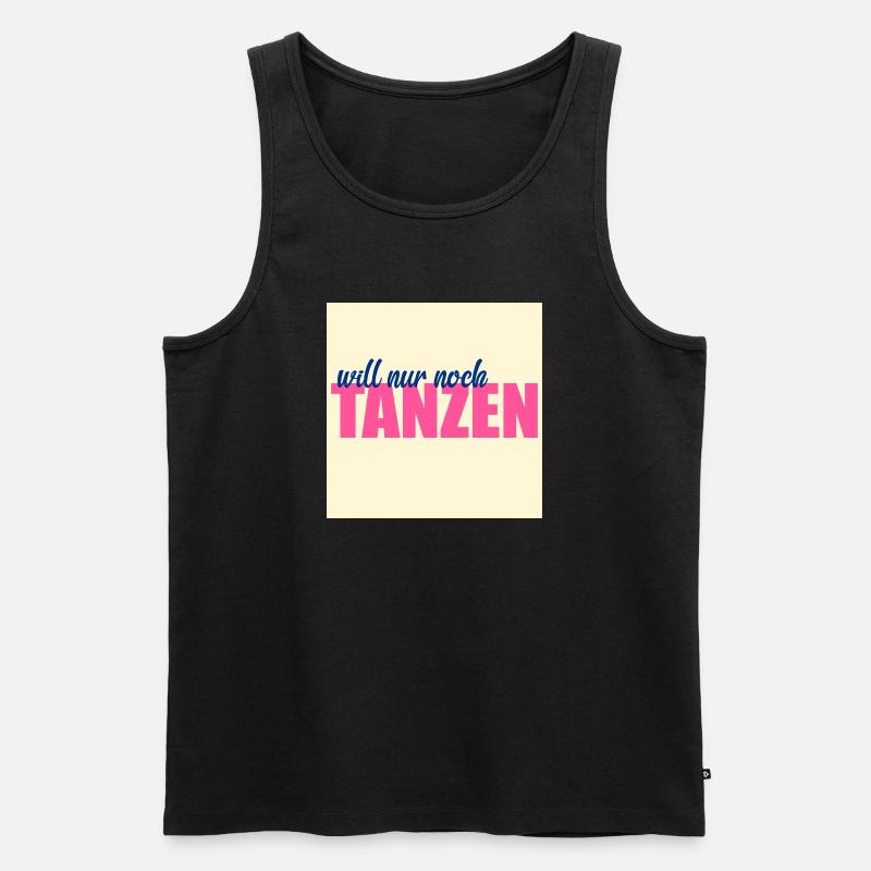 Leidenschaft Tanzen - Männer Premium Bio Tank Top - Schwarz