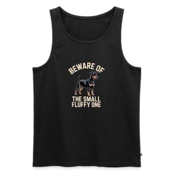Manchester Terrier Dog Gifts - Men's Premium Organic Tank Top - black - Front - AI Model Male 178 light (178cm)