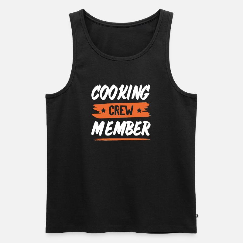 Cooking Crew - Männer Premium Bio Tank Top - Schwarz
