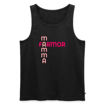 Baby Mom Grandma - Men's Premium Organic Tank Top - black - Front - AI Model Male 178 light (178cm)