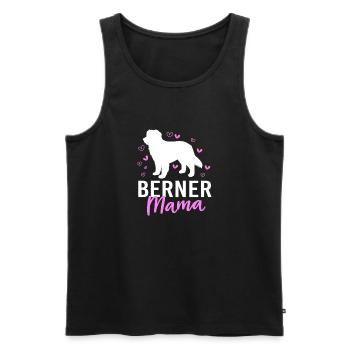 Bernese Mountain Dog - Men's Premium Organic Tank Top - black - Front - Michal (187cm)