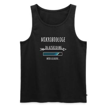 Mikrobiologe Ausbildung Medizinstudium Arzt - Männer Premium Bio Tank Top - Schwarz - Vorne - AI Model Male 178 light (178cm)