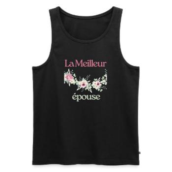 La Meilleur  épouse - Débardeur bio Premium Homme - noir - Devant - Michal (187cm)
