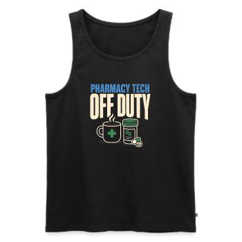 Apothekentechniker Pharmacy Tech Cpht Rx Geschenk - Männer Premium Bio Tank Top - Schwarz - Vorne - AI Model Male 178 light (178cm)