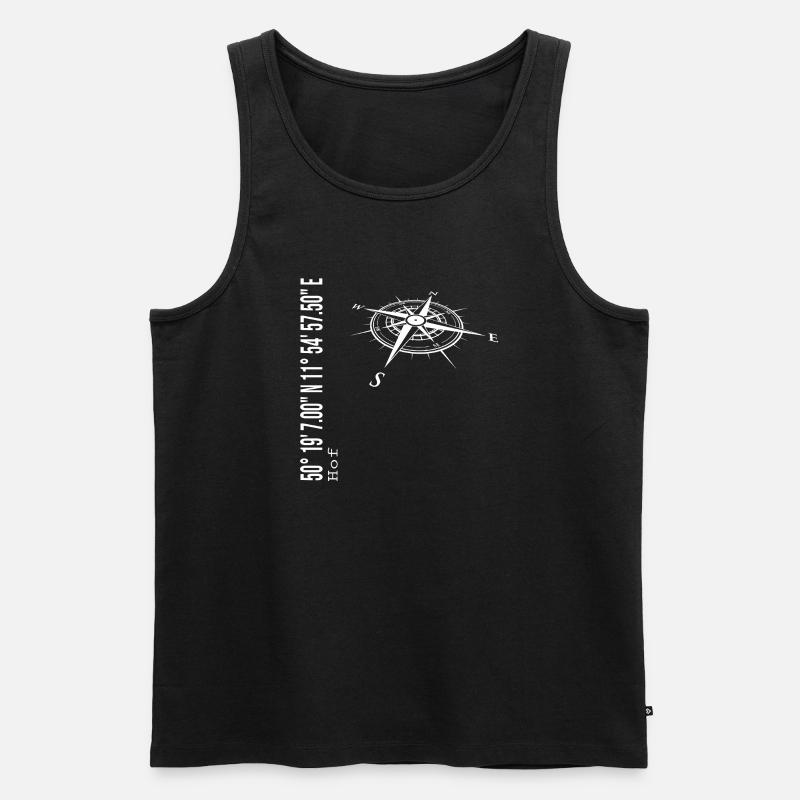 Hof - Männer Premium Bio Tank Top - Schwarz