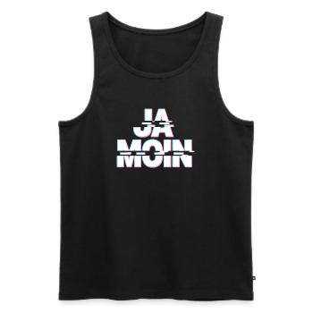 Ja Moin Norddeutschland Hamburg Gamer Meme Moin - Débardeur bio Premium Homme - noir - Devant - Michal (187cm)