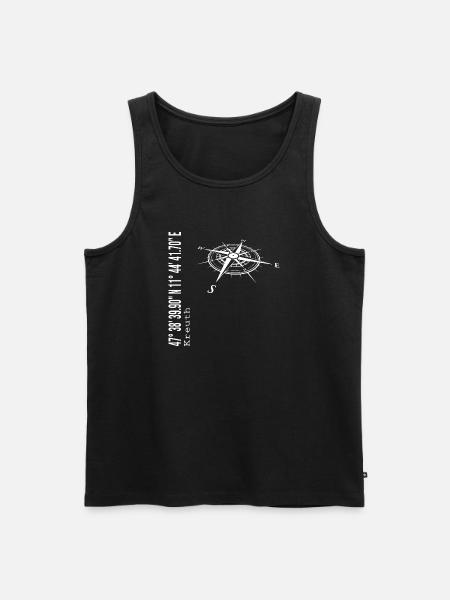 Kreuth - Débardeur bio Premium Homme - noir