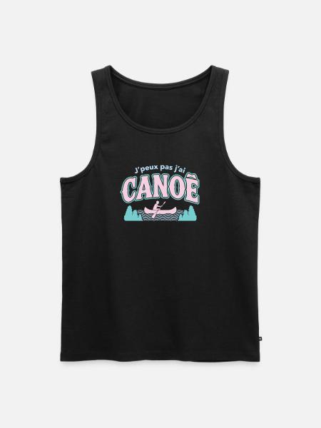 J'peux pas j'ai CANOE - Débardeur bio Premium Homme - noir
