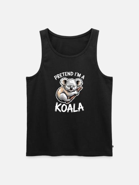 Koala Sayings Koalas Funny Koala Gift - Men's Premium Organic Tank Top - black