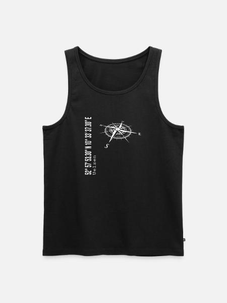 Uelzen - Men's Premium Organic Tank Top - black