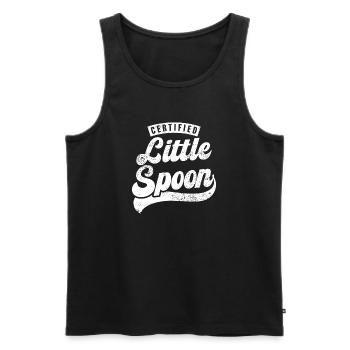 Certified Little Spoon - Men's Premium Organic Tank Top - black - Front - Michal (187cm)
