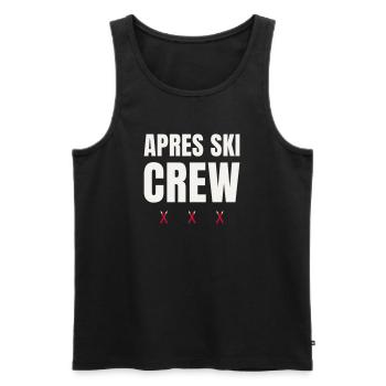 Après Ski Crew Wintersport Ski Gruppe Partnerlook - Männer Premium Bio Tank Top - Schwarz - Vorne - Michal (187cm)