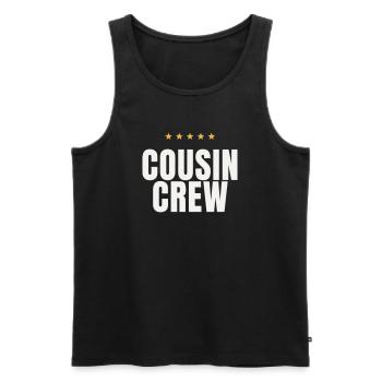 Réunion de Cousin Crew Cousins Family Matching - Débardeur bio Premium Homme - noir - Devant - Michal (187cm)