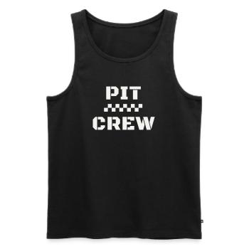 Équipe de course de Pit Crew Motorsport Course aux stands - Débardeur bio Premium Homme - noir - Devant - Michal (187cm)