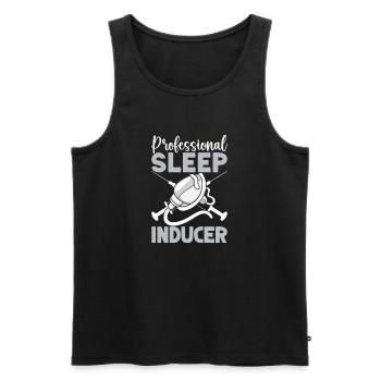 Anesthesiologist Sleep Inducer Anesthesia - Men's Premium Organic Tank Top - black - Front - Michal (187cm)