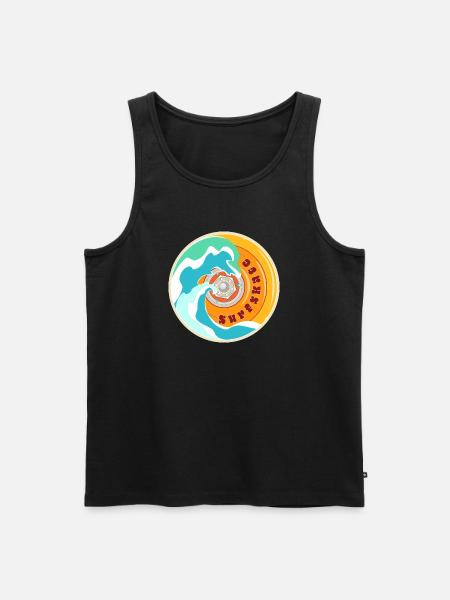 Surfskate Lover - Débardeur bio Premium Homme - noir