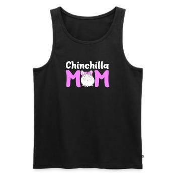 Chinchilla - Men's Premium Organic Tank Top - black - Front - Michal (187cm)