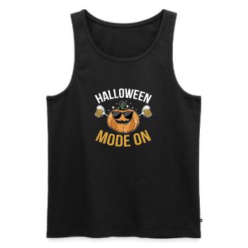 Halloween Mode On Halloween Party Ideas Halloween - Männer Premium Bio Tank Top - Schwarz - Vorne - Michal (187cm)