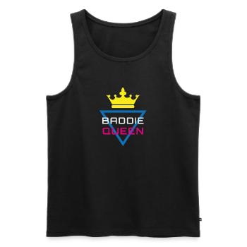 Bösewichtkönigin Krone Y2K - Männer Premium Bio Tank Top - Schwarz - Vorne - Michal (187cm)