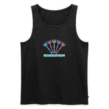Leiter Vom Rechenzentrum Gartenarbeit Gärtner - Männer Premium Bio Tank Top - Schwarz - Vorne - Michal (187cm)