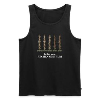Leiter vom Rechenzentrum Gärtner - Männer Premium Bio Tank Top - Schwarz - Vorne - Michal (187cm)