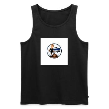 Kleiner Murmel Große Träume - Männer Premium Bio Tank Top - Schwarz - Vorne - Michal (187cm)