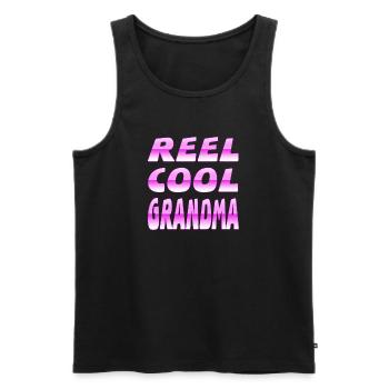 Oma - Männer Premium Bio Tank Top - Schwarz - Vorne - Michal (187cm)