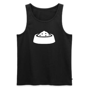 Napf Haustiere Geschenk - Männer Premium Bio Tank Top - Schwarz - Vorne - Michal (187cm)