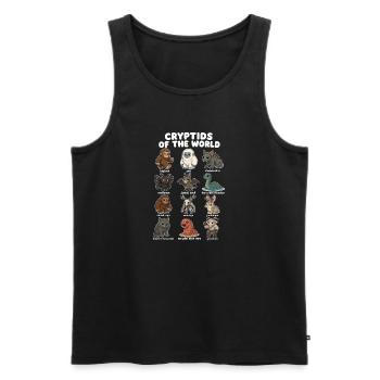  Cryptids Of The World Niedliches - Männer Premium Bio Tank Top - Schwarz - Vorne - Michal (187cm)