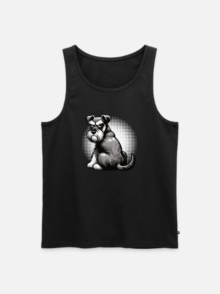 Schnauzer Giant Schnauzer Schnauzer Owner - Men's Premium Organic Tank Top - black