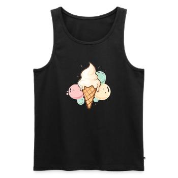 Bullet by bullet happy - Men's Premium Organic Tank Top - black - Front - Michal (187cm)