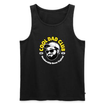 Cool Dad Club Papa Geschenk Vatertag Familie - Männer Premium Bio Tank Top - Schwarz - Vorne - Michal (187cm)