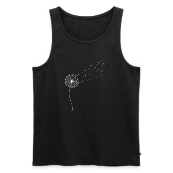 Dandelion Dandelion - Men's Premium Organic Tank Top - black - Front - Michal (187cm)
