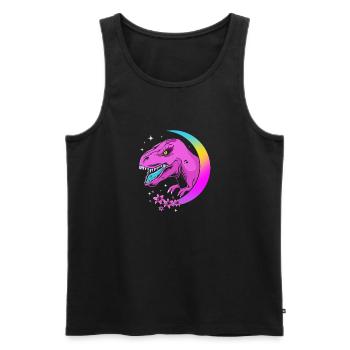Pastell Gothic - Männer Premium Bio Tank Top - Schwarz - Vorne - Michal (187cm)