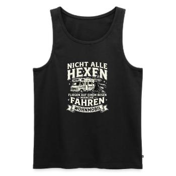 Hexen fahren Wohnmobil – Nicht Alle - Männer Premium Bio Tank Top - Schwarz - Vorne - Michal (187cm)