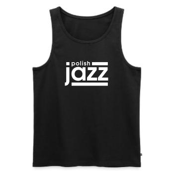 Jazz polonais - Débardeur bio Premium Homme - noir - Devant - Michal (187cm)