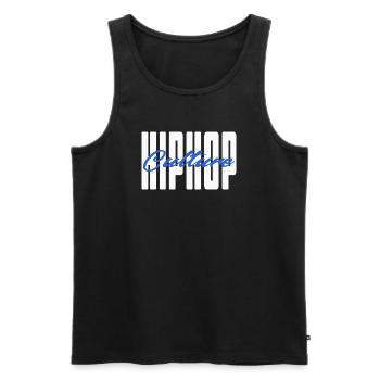Culture hip-hop - Débardeur bio Premium Homme - noir - Devant - Michal (187cm)