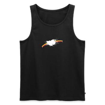 Milk is on Germany - Männer Premium Bio Tank Top - Schwarz - Vorne - Michal (187cm)