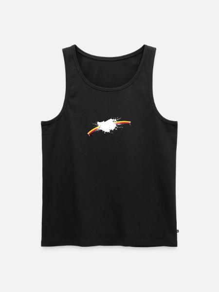 Mjölk är på Tyskland - Ekologisk premium tanktopp herr - svart