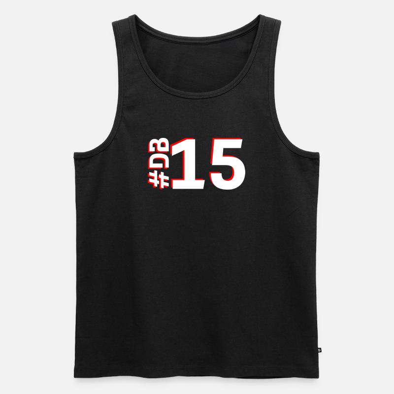 DB15-KARTON - Männer Premium Bio Tank Top - Schwarz