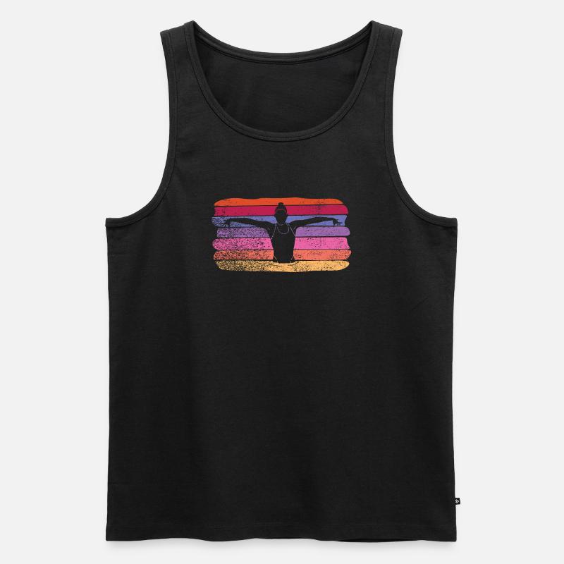 Artistic Swim Team Synchronschwimmen - Männer Premium Bio Tank Top - Schwarz